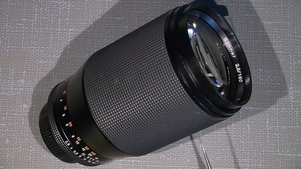 Loose lens hood in Carl Zeiss C/Y Sonnar 2.8/180mm T*