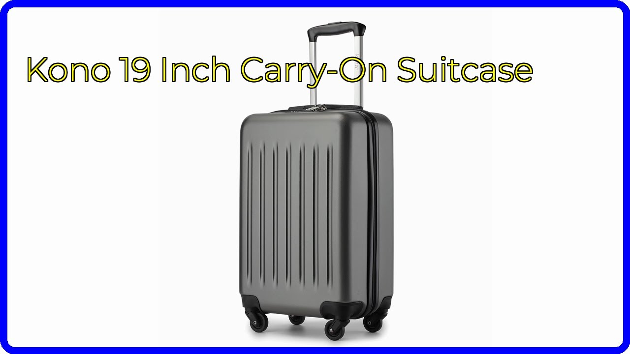 REVIEW (2025): Kono 19 Inch Carry-On Suitcase. First Look.
