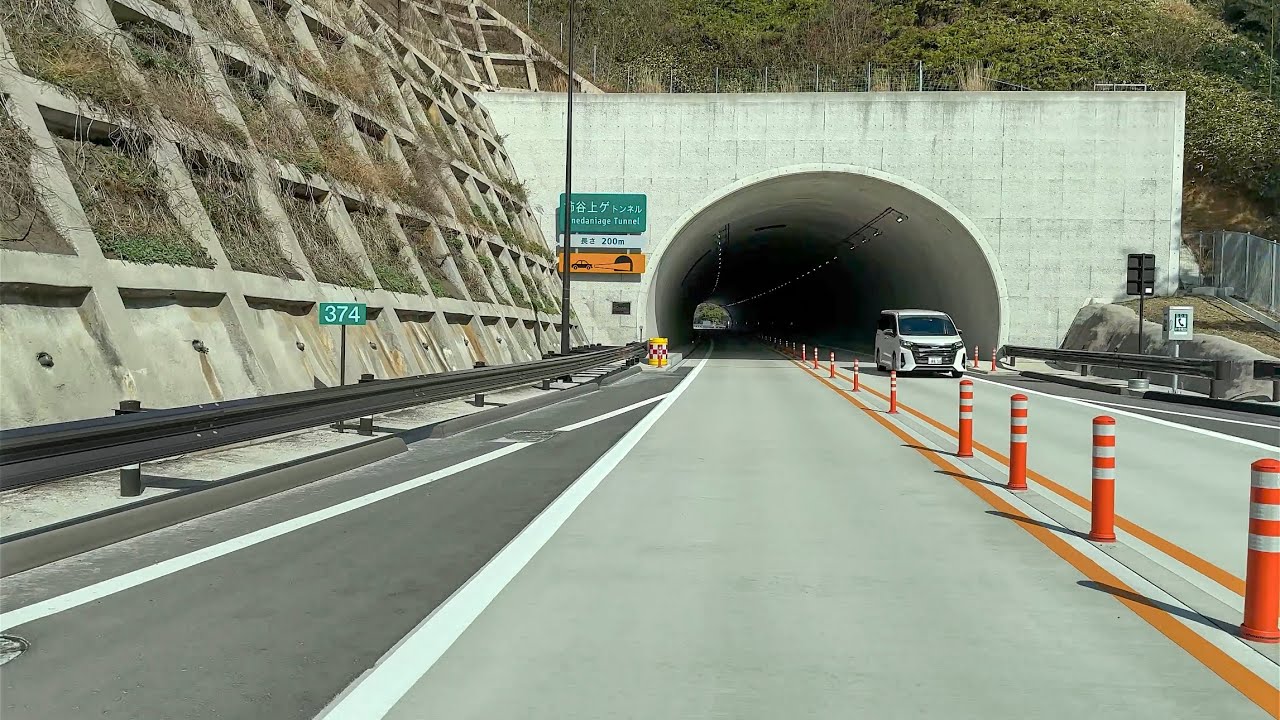 山陰自動車道 開通 出雲IC～出雲多伎IC 4K60P