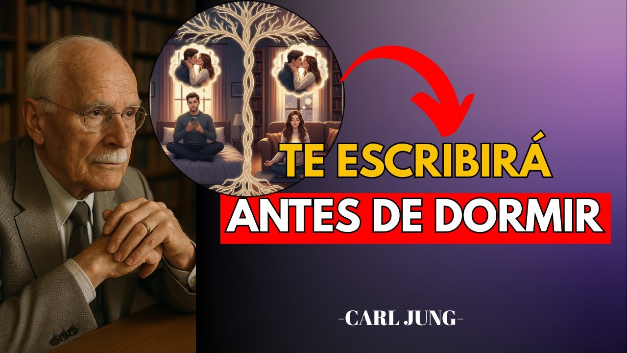 Haz este pensamiento silencioso 7segundos y su alma te escribir&aacute; antes de dormir Telepat&iacute;a Carl Jung