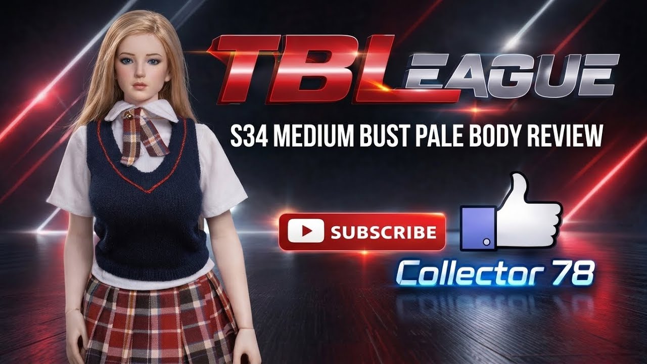 TBLeague PHICEN Super Flexible Female Seamless Body S34 Medium Bust Pale Body