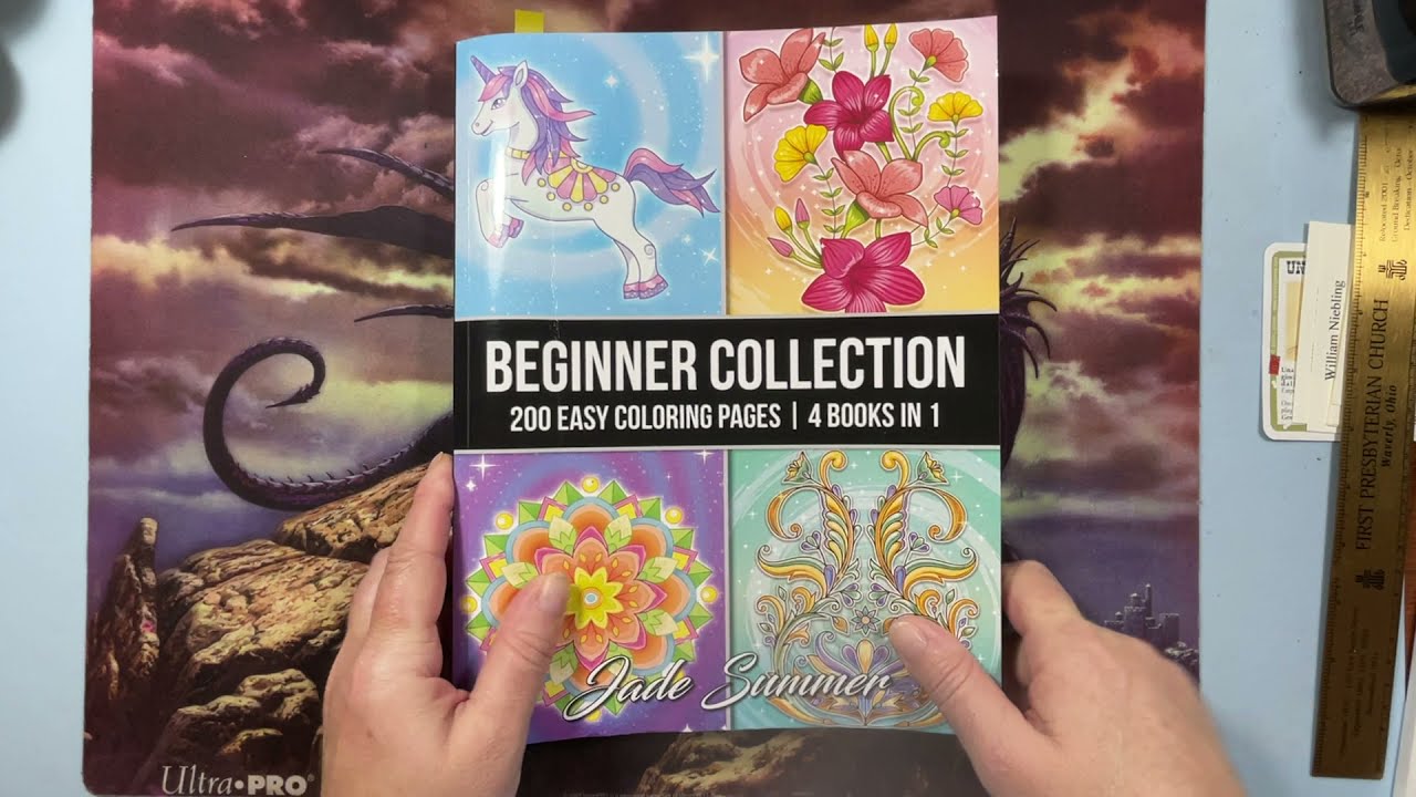 Flip Thru: Раскраска для начинающих от Джейд Саммер — 200 изображений