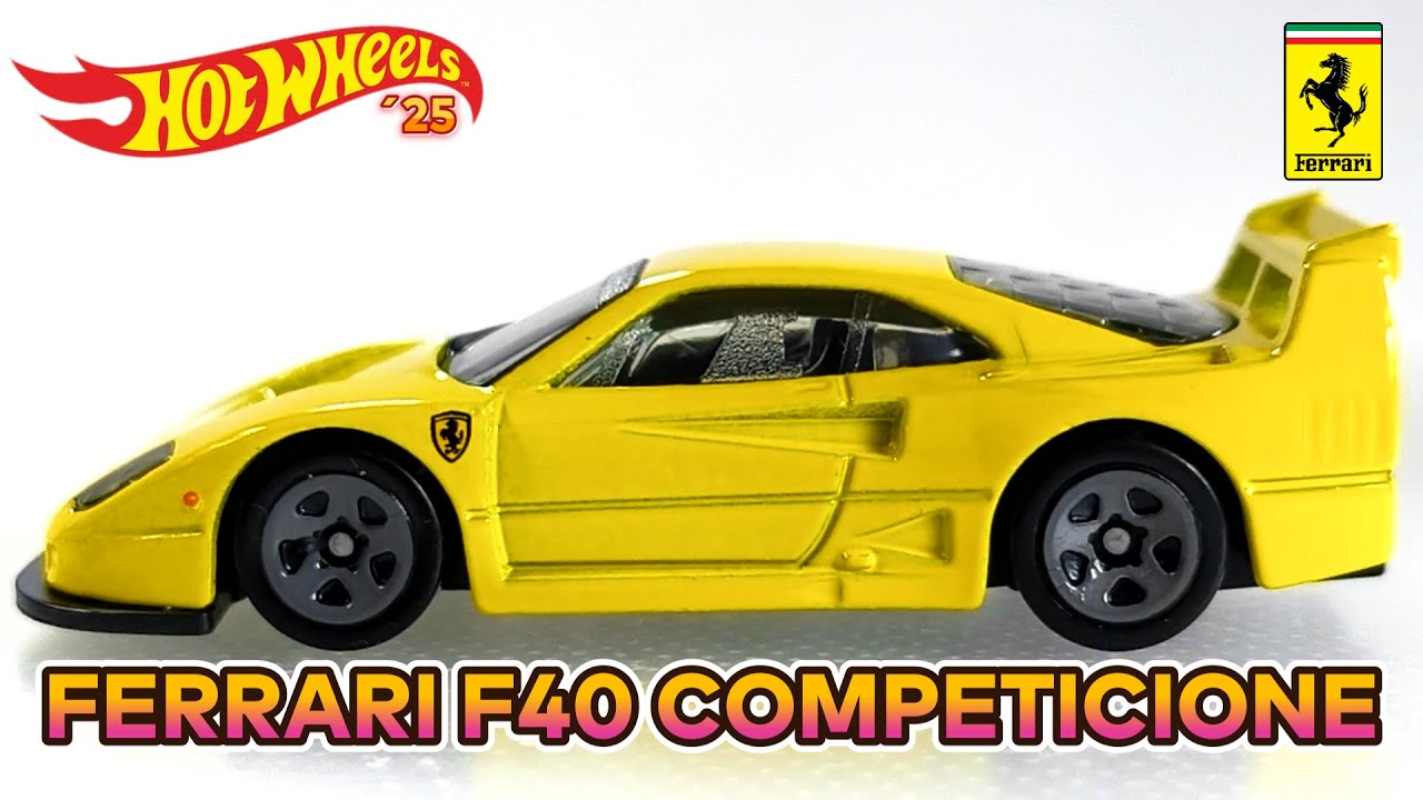 HOTWHEELS FERRARI F40 COMPETICIONE 2025 SERIES HW-EXOTICS N:198/250 UNBOXING