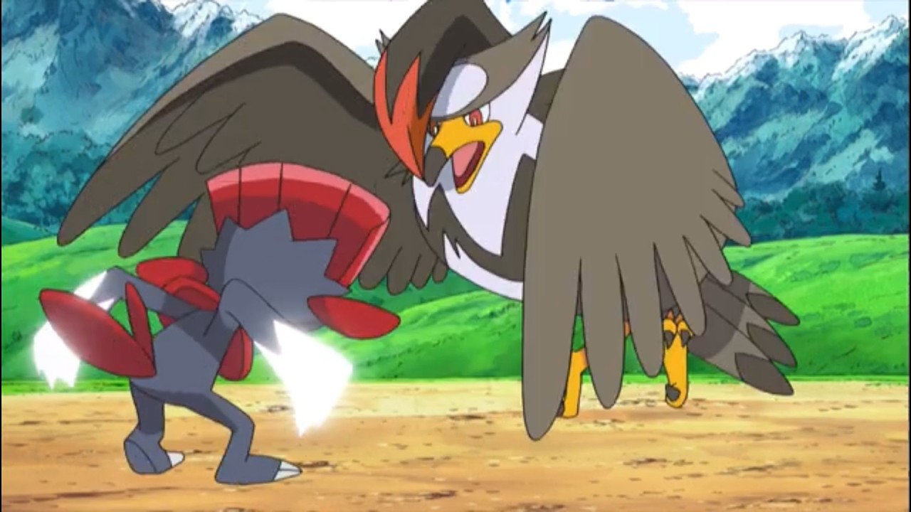 Pokemon:Staraptor vs Weavile