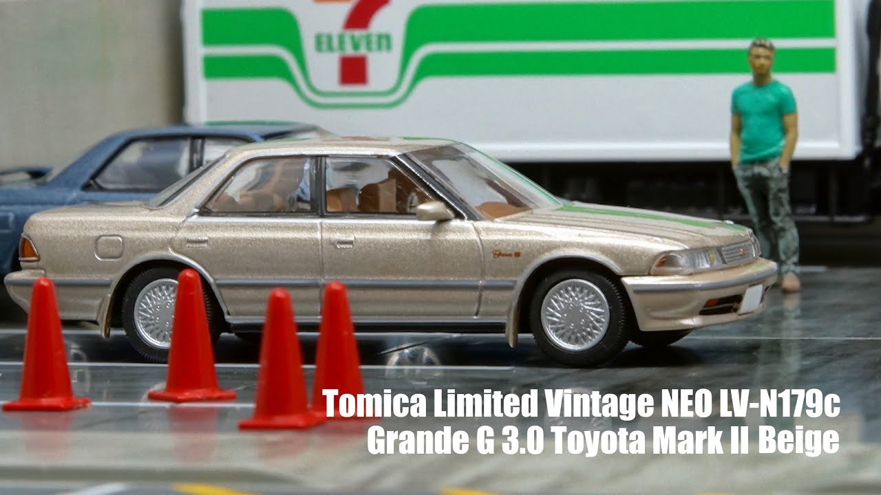 Tomica Limited Vintage NEO LV-N179c Toyota Mark II 3.0 Grande G (Beige) トヨタ マークII 3.0グランデG（ベージュ）