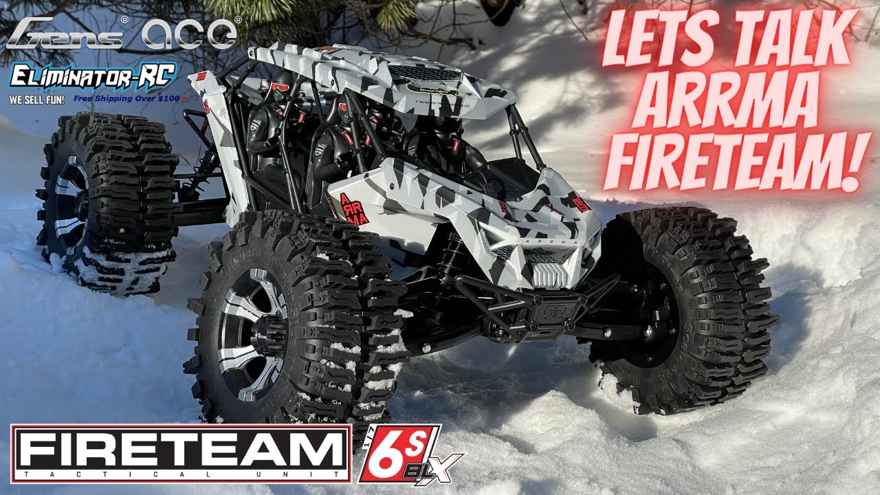 Arrma Fireteam 6s BLX 1/7 (RC4WD Mud Slingers Install)