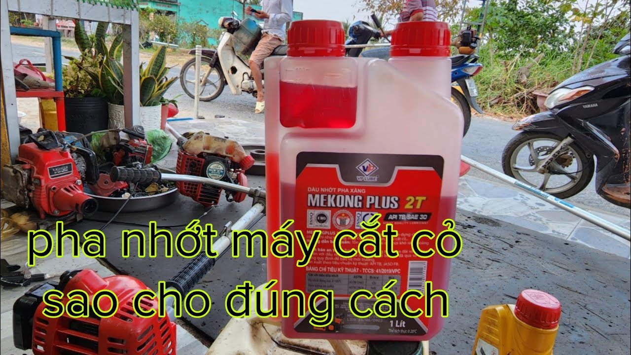 pha nhớt máy cắt cỏ ĐÚNG CÁCH và hướng dẩn sửa tại nhà