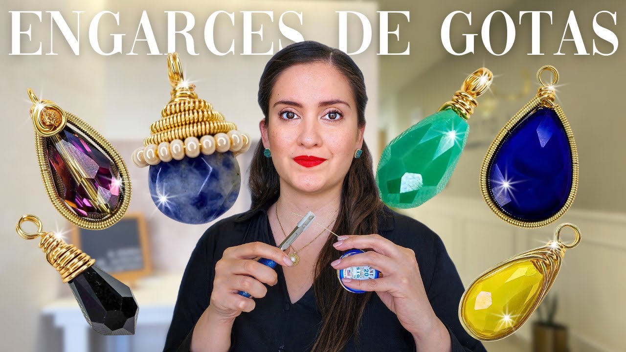 Aprende a Engarzar Gotas con Alambre|Masterclass #15
