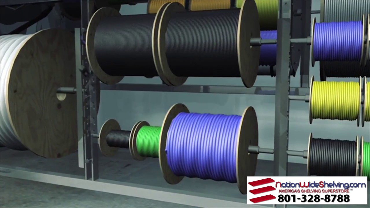 Motorized Wire & Cable Reel Carousel: Streamline Your Storage | Material Handling USA | 800-326-4403