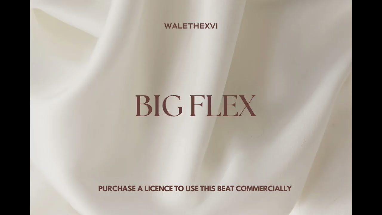 Burna Boy x Tems Afrobeat Instrumental – Big Flex