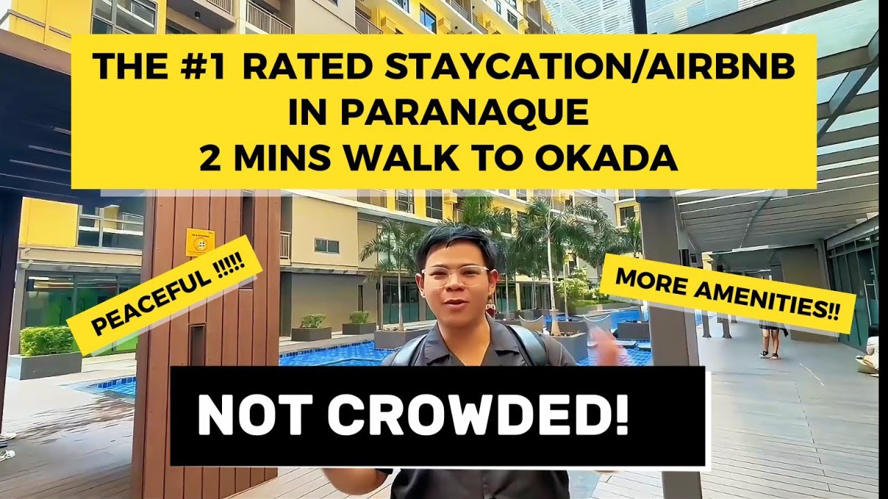 THE #1 RATED #staycation #airbnb in Paranaque. 2 mins Okada Casino!! 10 minutes from Manila AIRPORT