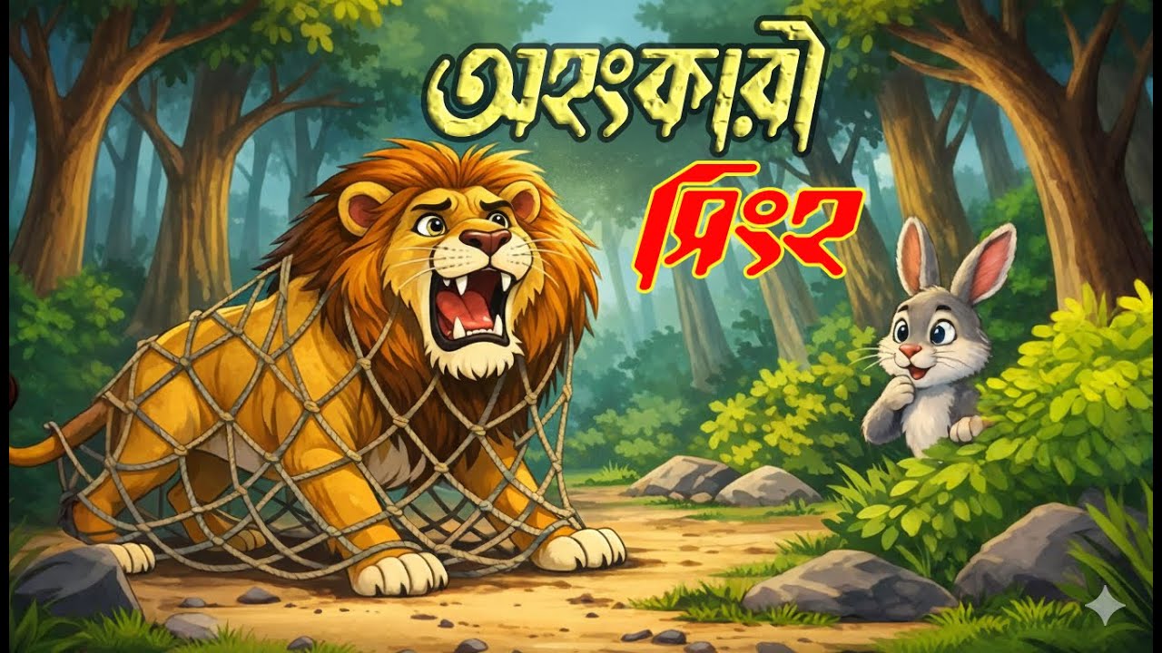 অহংকারী সিংহ | Animation story #bangalacartoon