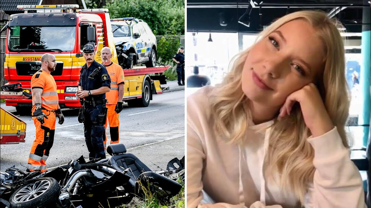 Malin, 15, ville bli polis – dog i krock med polisbil