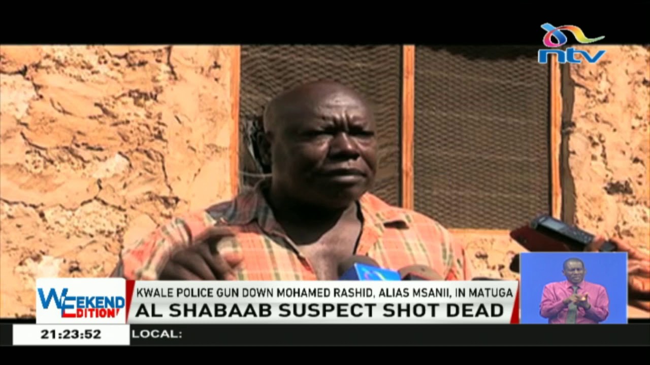 Kwale police gun down Al-Shabaab suspect in Matuga