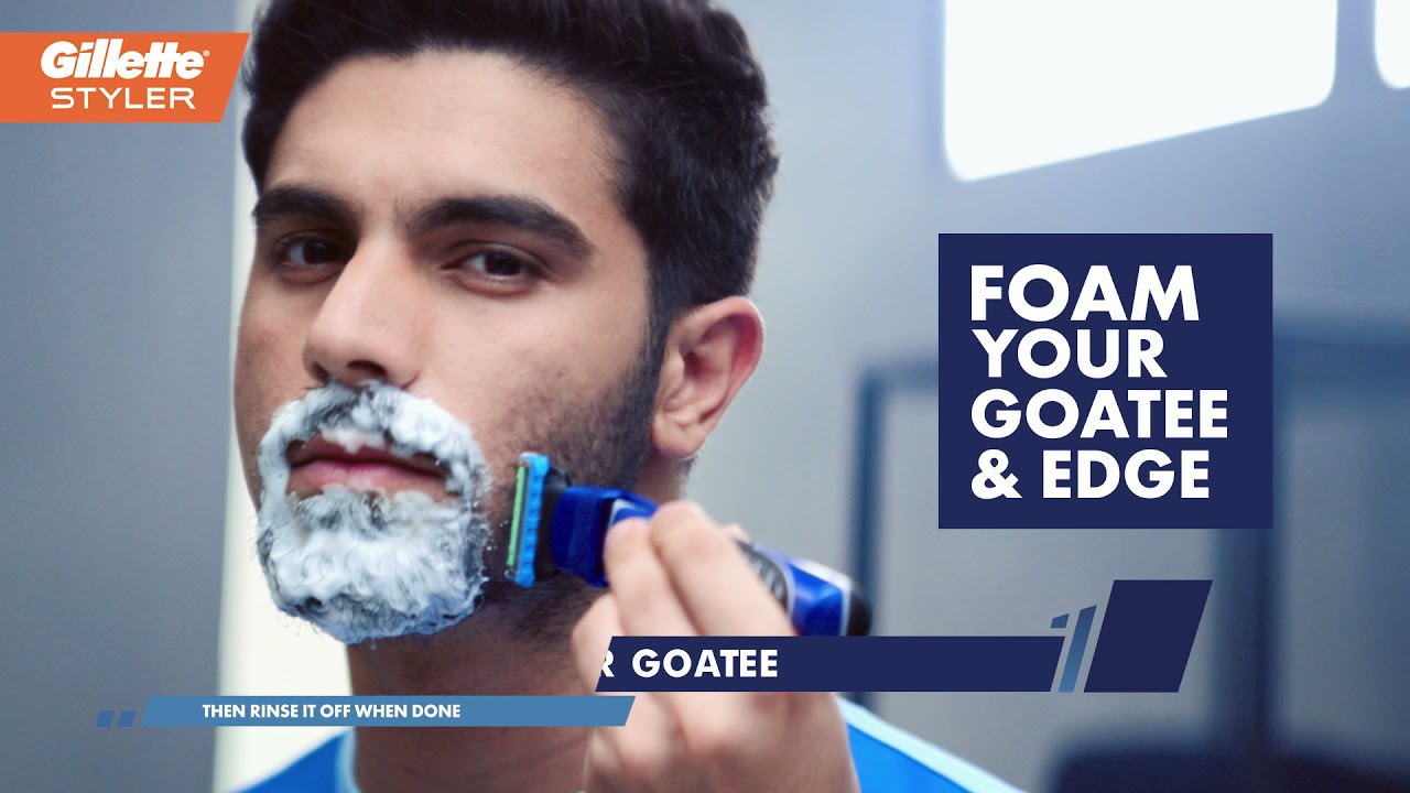 How to style your beard and edge Goatee with Gillette
