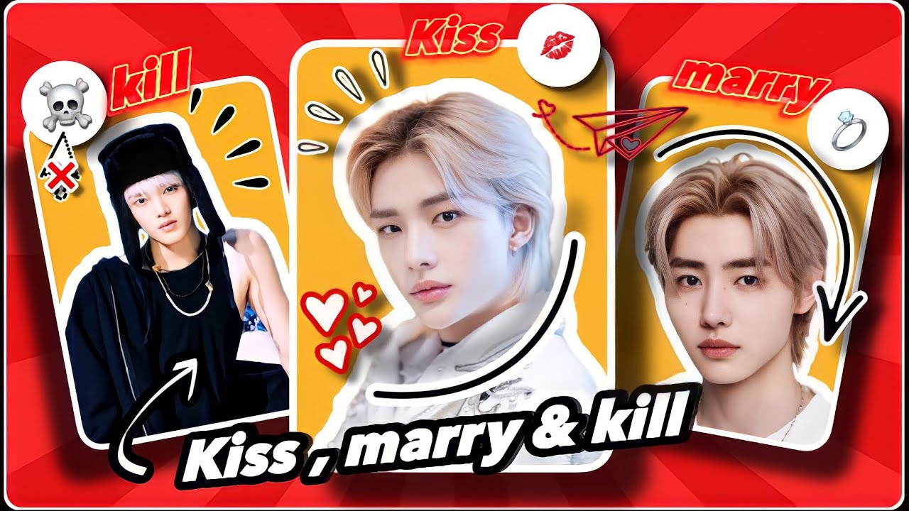 KISS,MARRY & KILL 💋💍☠️| KPOP EDITION | KPOPQUIZ
