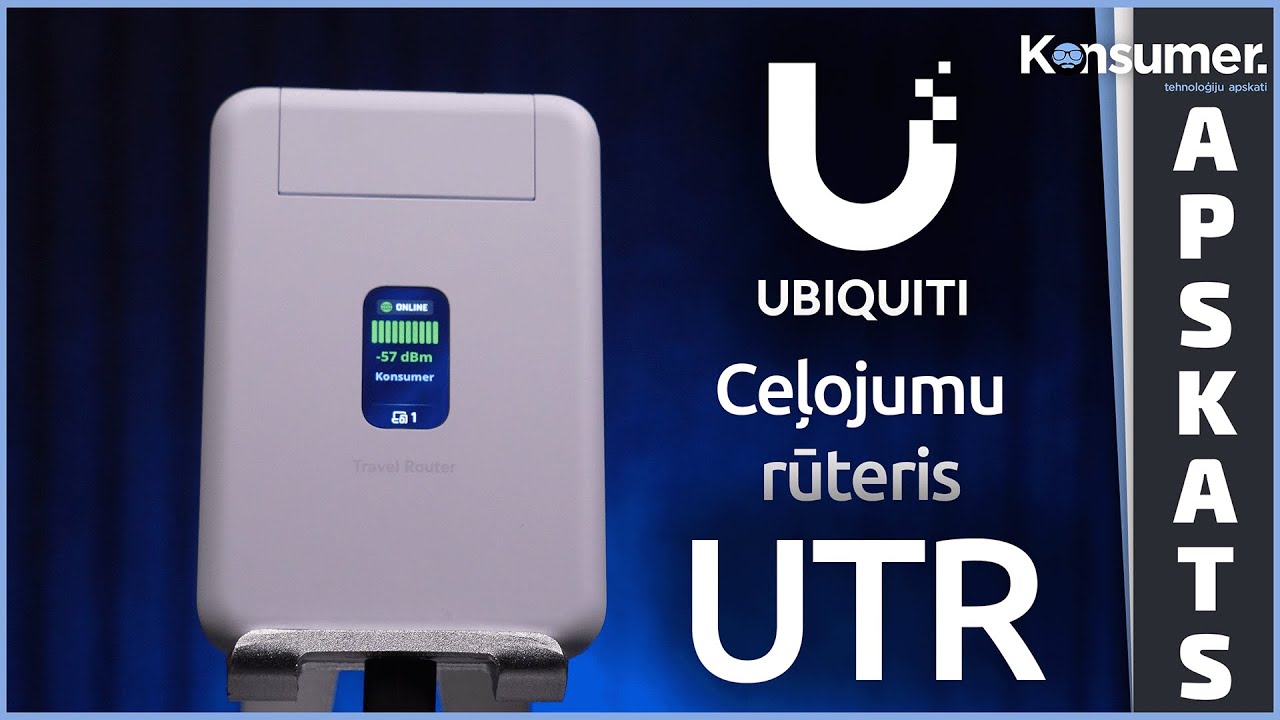 Vislabākais ceļojumu rūteris - Ubiquiti UTR | Konsumer #apskats