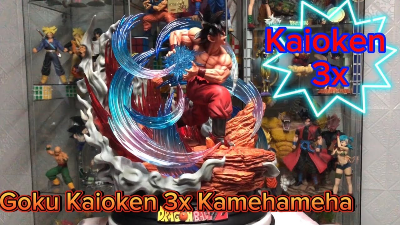 Unboxing Dragon Ball Z Goku Kaioken 3x Kamehameha Resin Statue from Temple Studio