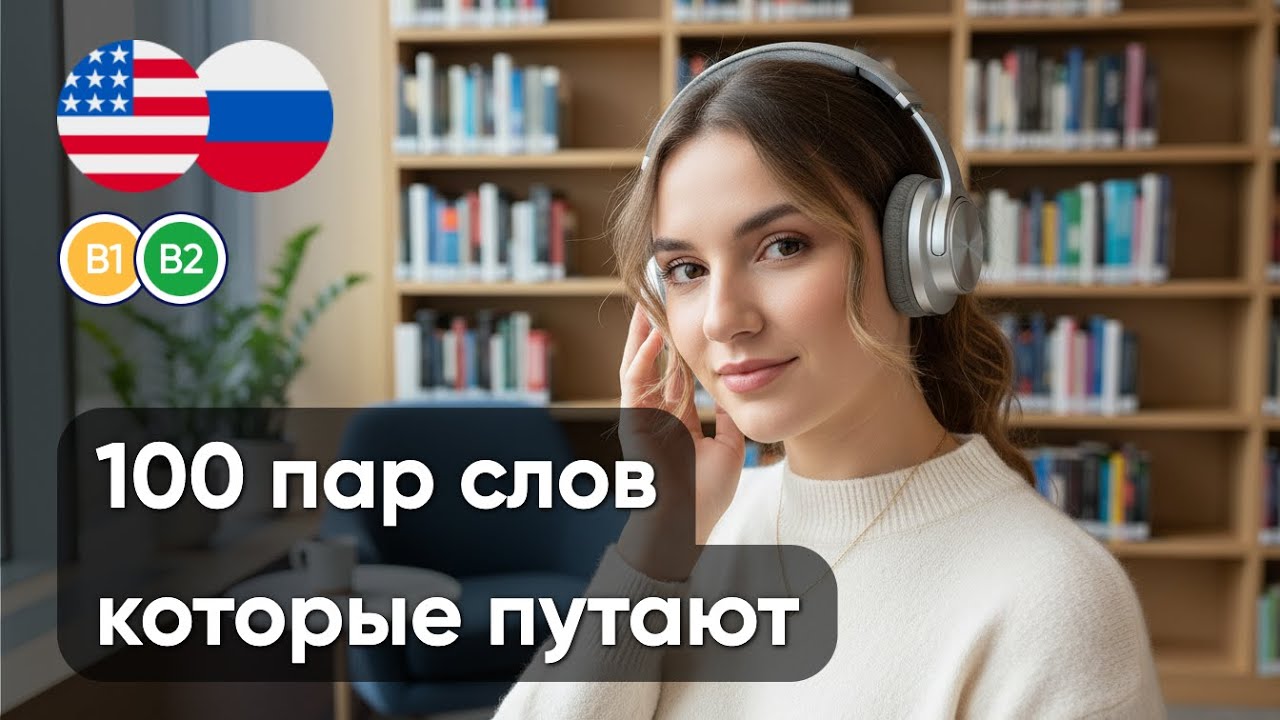 100 пар похожих английских слов — confusing words