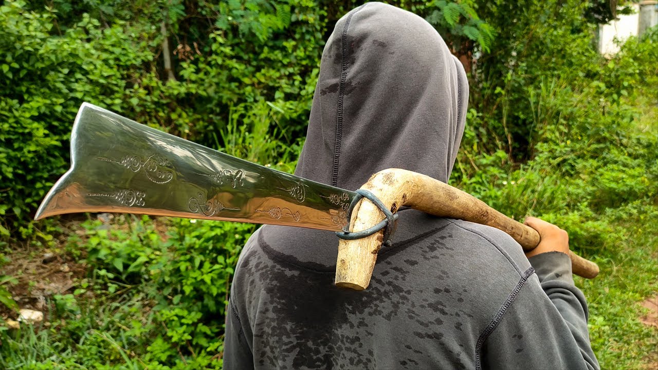 MAKING CAMBODIAN MOST POWERFUL LONG KNIFE IN 1000 YEARS AGO | AMAZING TRADITIONAL TECHNIQUE