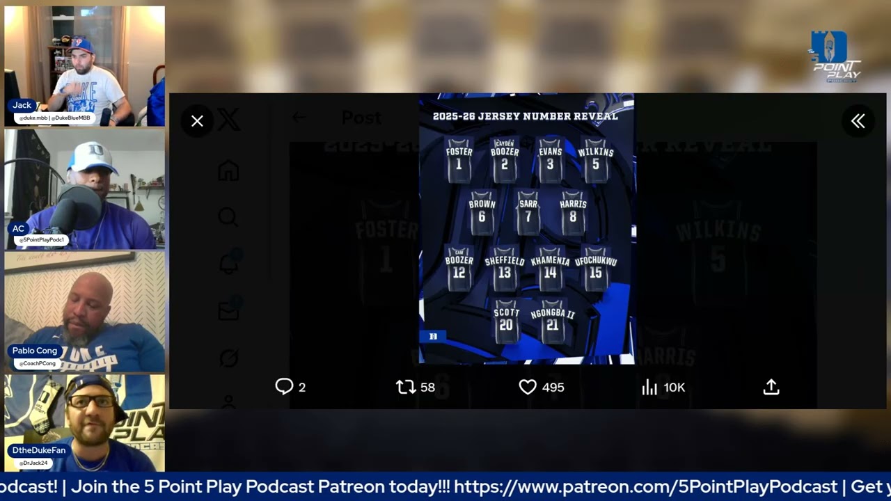 2025 Summer Series Episode 1: Is Duke Final Four Good? + New Roster, New Expectations; Mailbag
