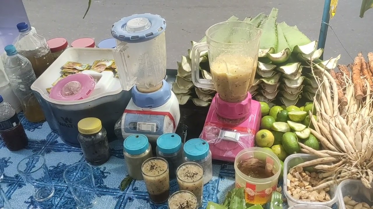 Best South Asia Street Food | Alovera Juice | 街头食品 | Gatemat | Stra&szlig;enessen | Уличная забегаловка