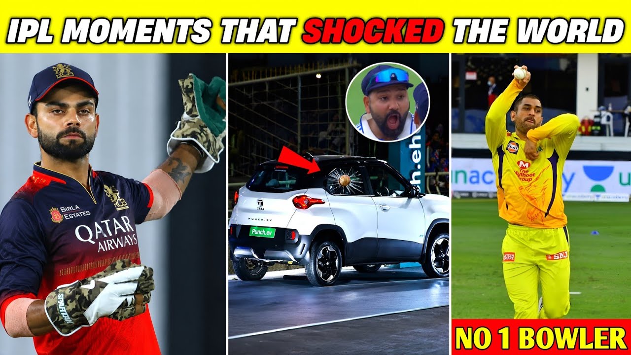 Rare IPL Moments That Happened Once in a Lifetime 🤯