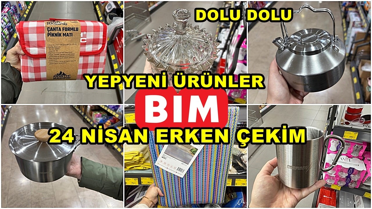 BİME GELDİ HEMEN ALDIK💃BİM 24 NİSAN 2026 CUMA💃/GER&Ccedil;EK İLK VE TEK ERKEN &Ccedil;EKİM❗️/YEPYENİ &Uuml;R&Uuml;NLER/