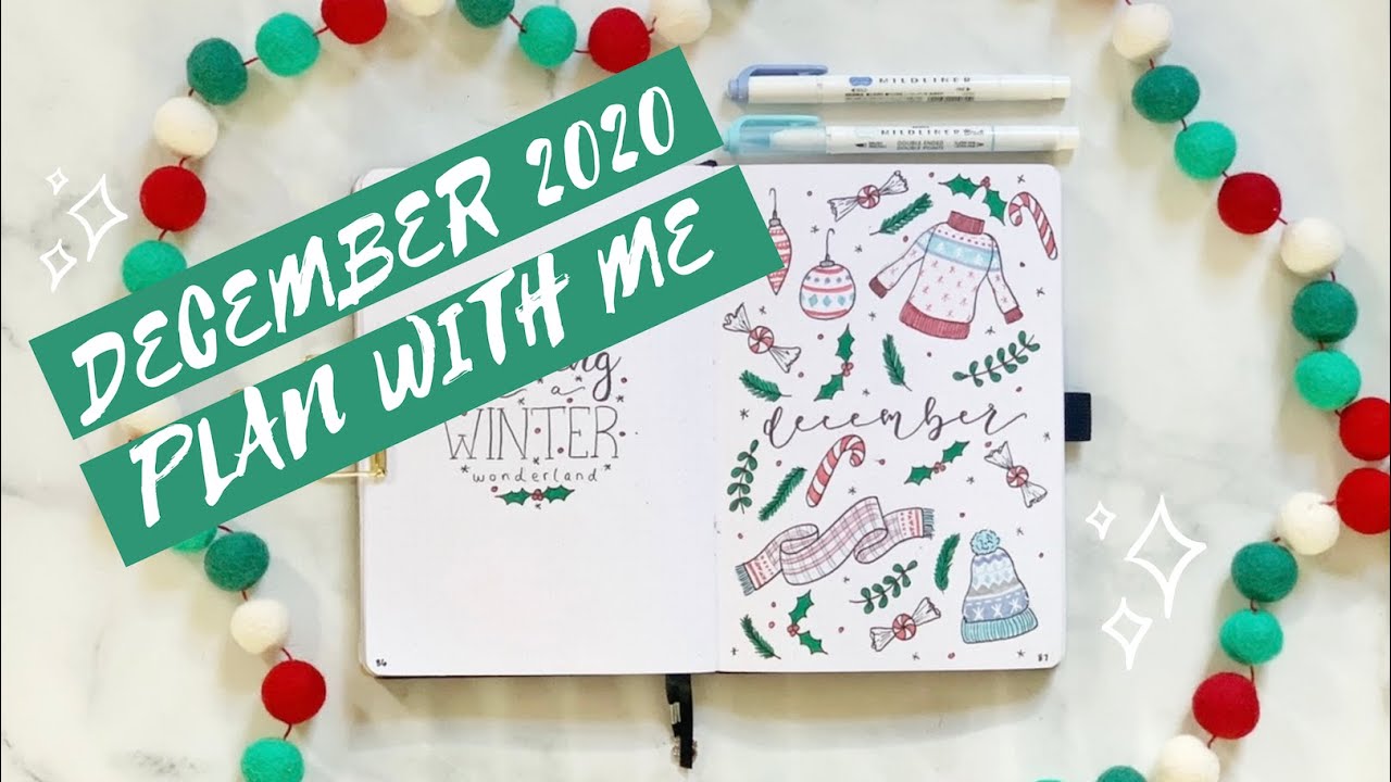 PLAN WITH ME | December 2020 Bullet Journal Set Up