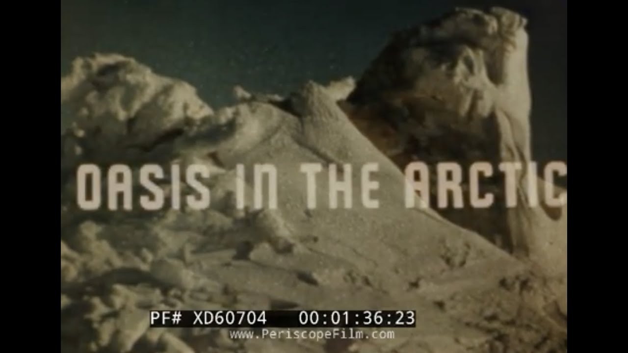 “OASIS IN THE ARCTIC” 1955 RCAF FORT CHURCHILL, MANITOBA  NORTHERN CANADA  ARCTIC DEW LINE  XD60704