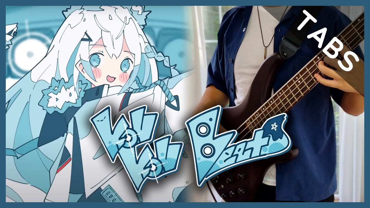KONKON Beats (Hololive - Shirakami Fubuki)【白上フブキ /ホロライブ】Bass Cover [TABS]
