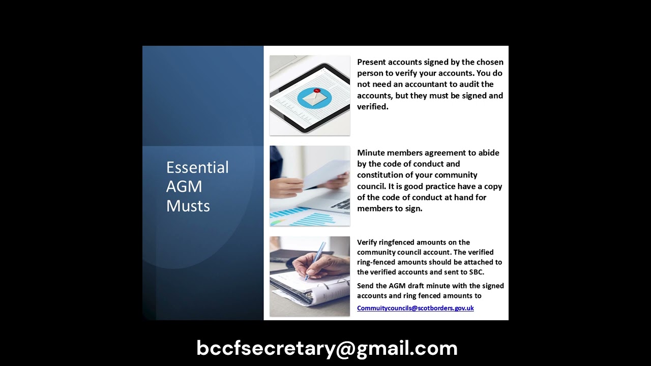 BCCF roles and responsibilities training Presentation video 2026