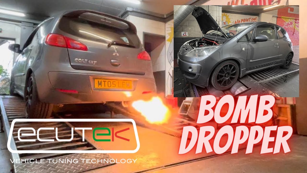 ГРОМКИЕ ШУМЫ! Mitsubishi Colt CZT 4G15T Turbo Mivec Mapped