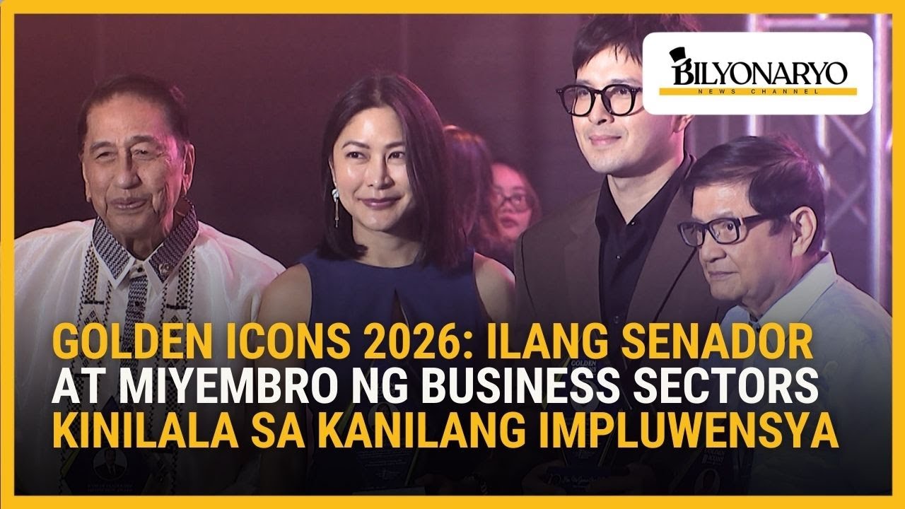 ‘Icon of Influence’: Mga senador at business leaders, pinarangalan sa Golden Icons 2026