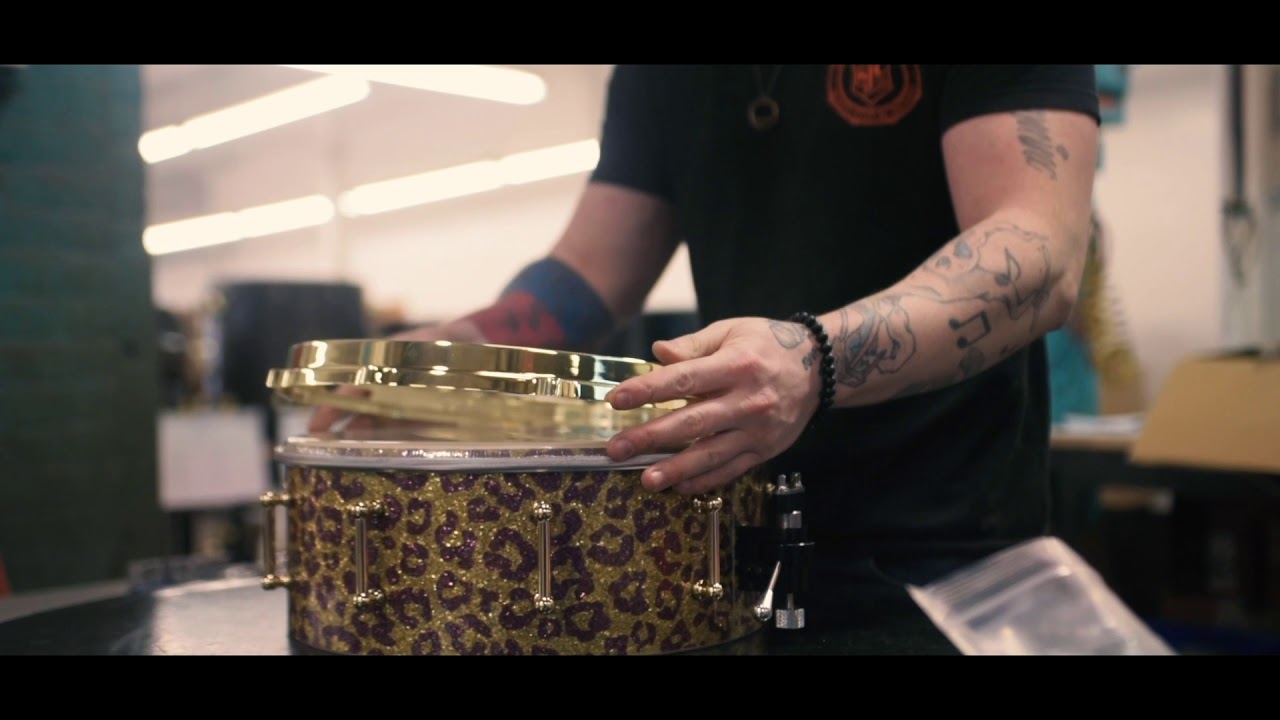 Crafting a new kit for Tré Cool - 2019 - SJC Custom Drums