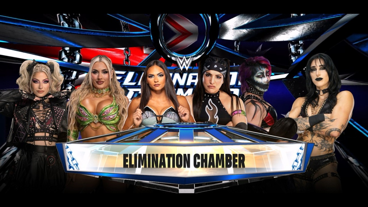 WWE 2K25 Women´s Elimination Chamber Match