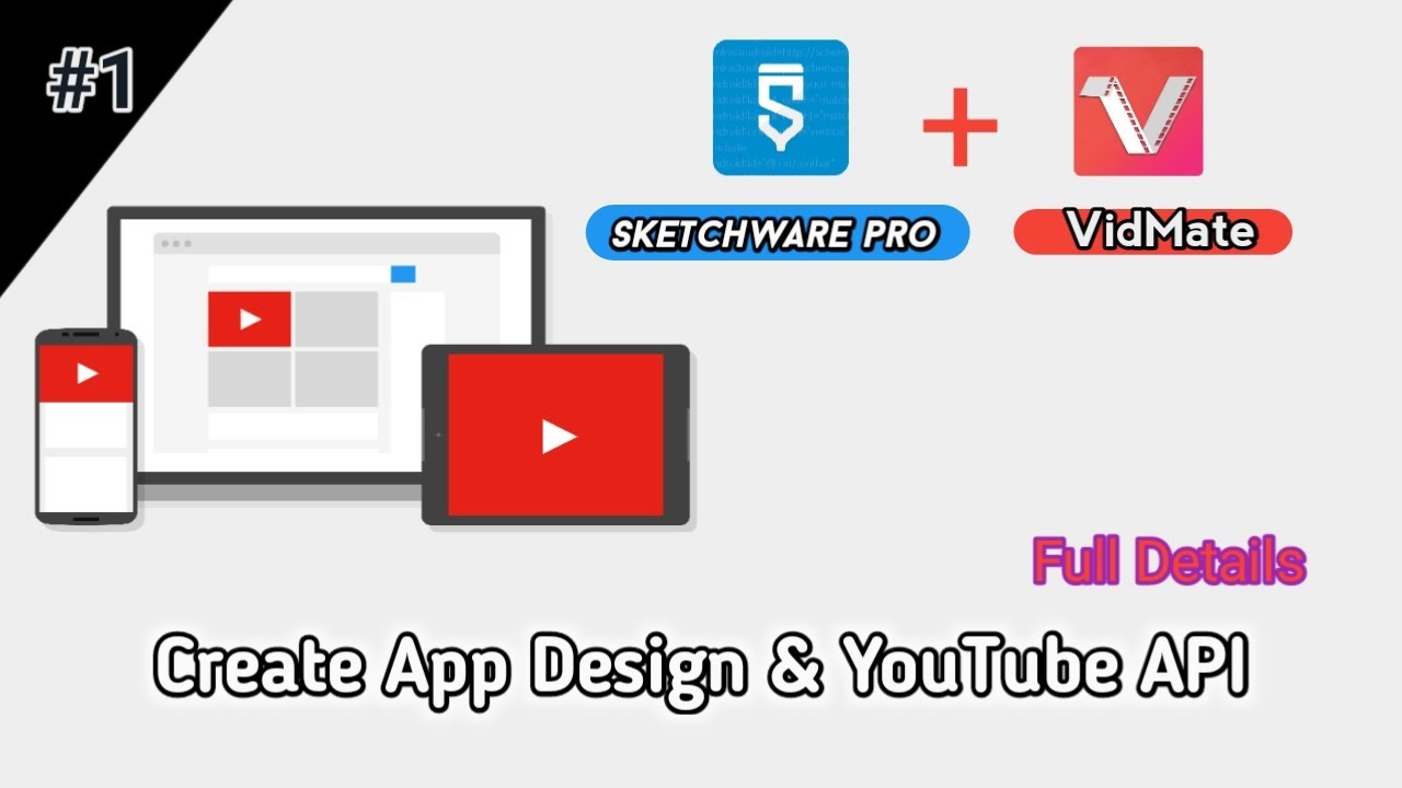 how to create YouTube Api & Video App in Sketchware Pro #part1