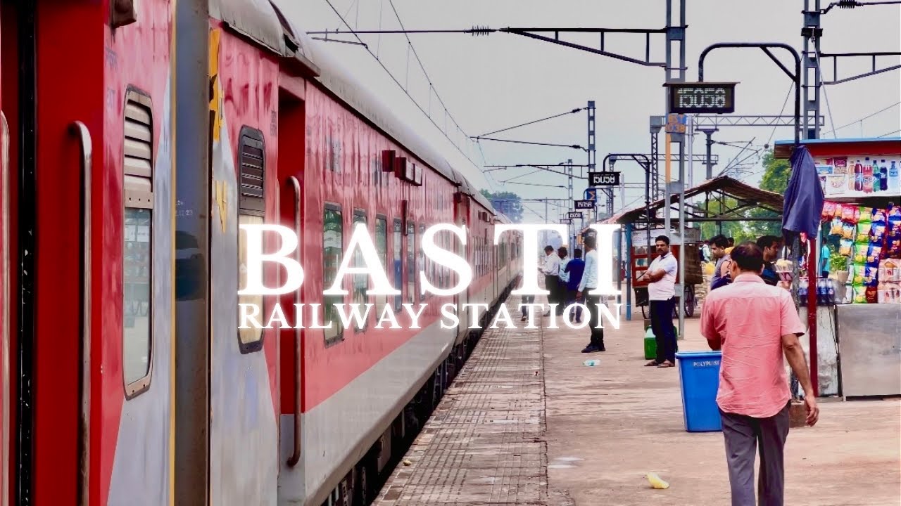 Basti Railway Station | Train Announcement | Indian Railways | 4K Cinematic HDR Video