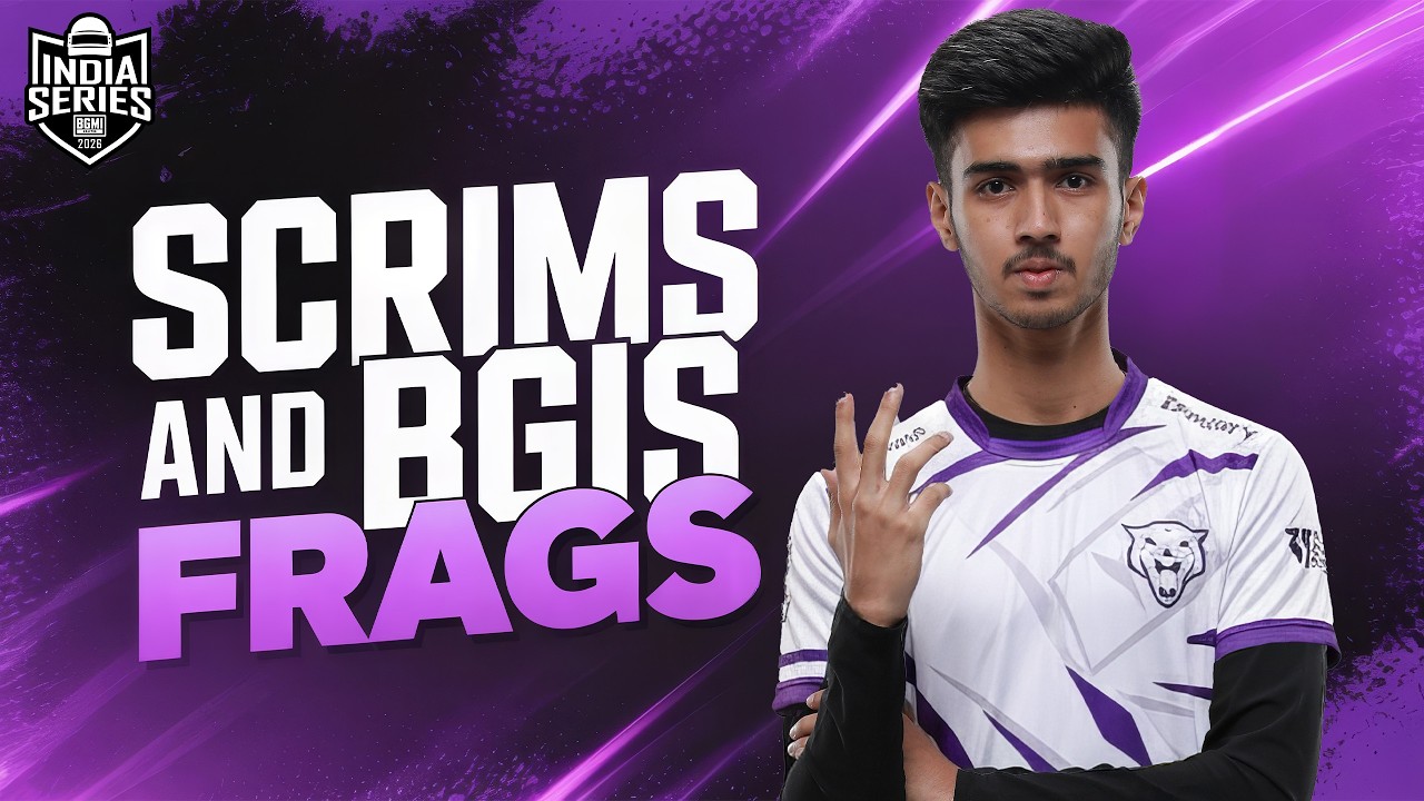 SCRIMS AND BGIS FRAGS | 5 Finger - iPhone 16 pro | Immortal Gamerz #Immo