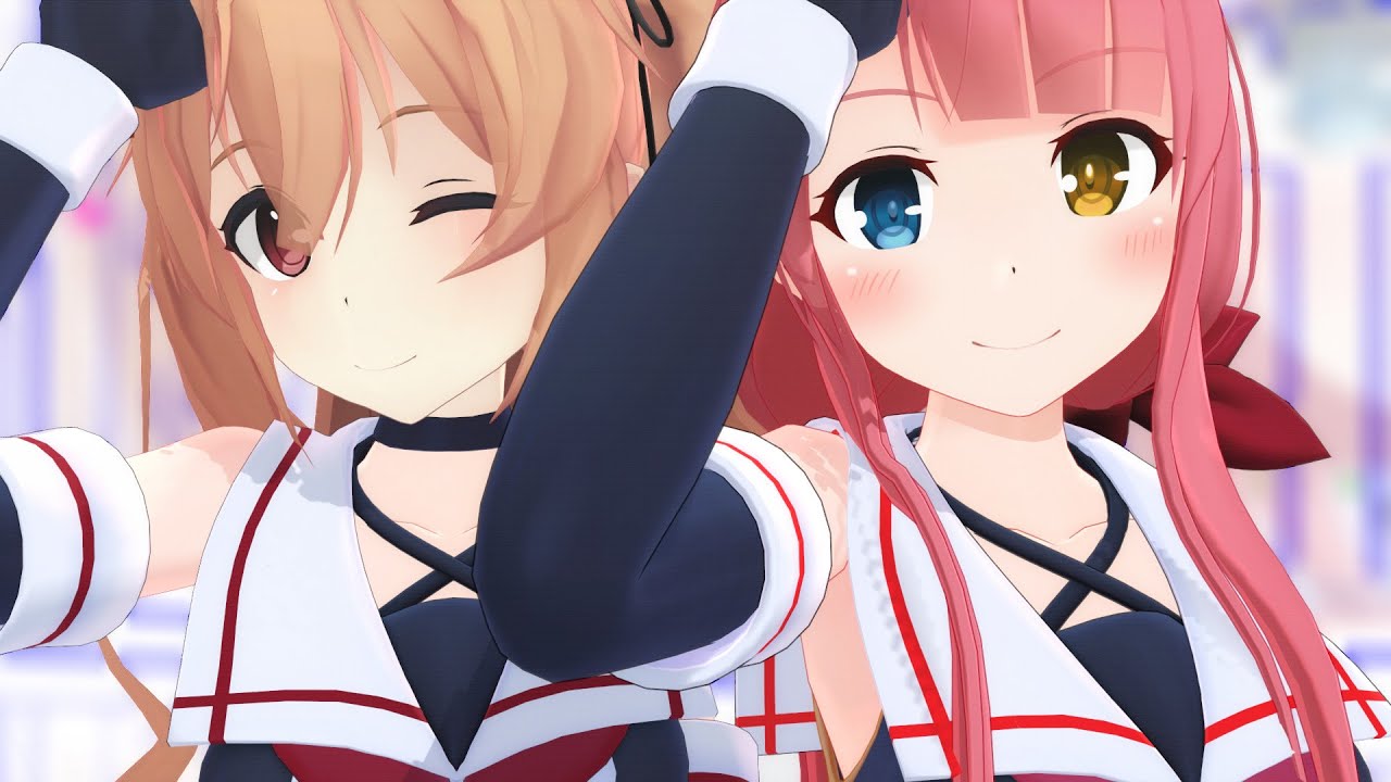【MMD艦これ】村雨と江風でオツキミリサイタル
