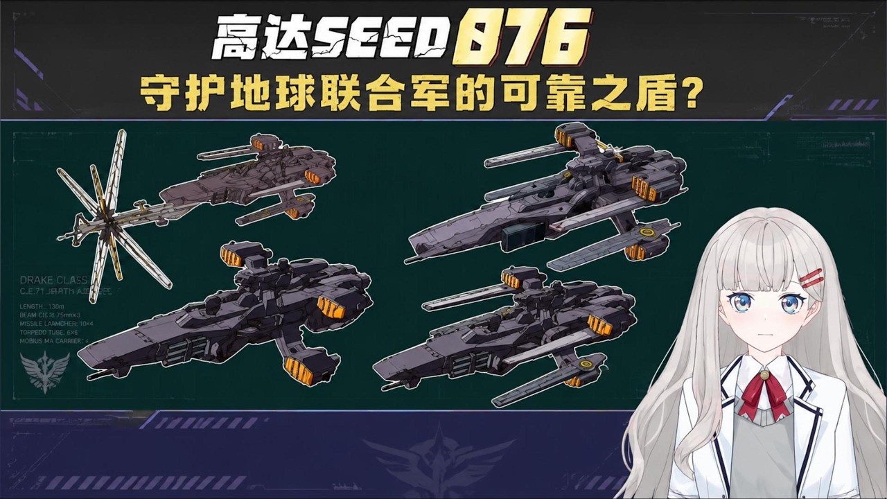 德雷克級宇宙戰艦真相｜所謂地球聯合軍的「可靠之盾」其實只是戰場失敗品？