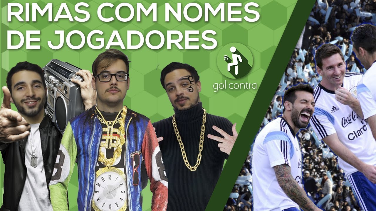 DESAFIO DAS RIMAS RUINS COM NOMES DE JOGADORES