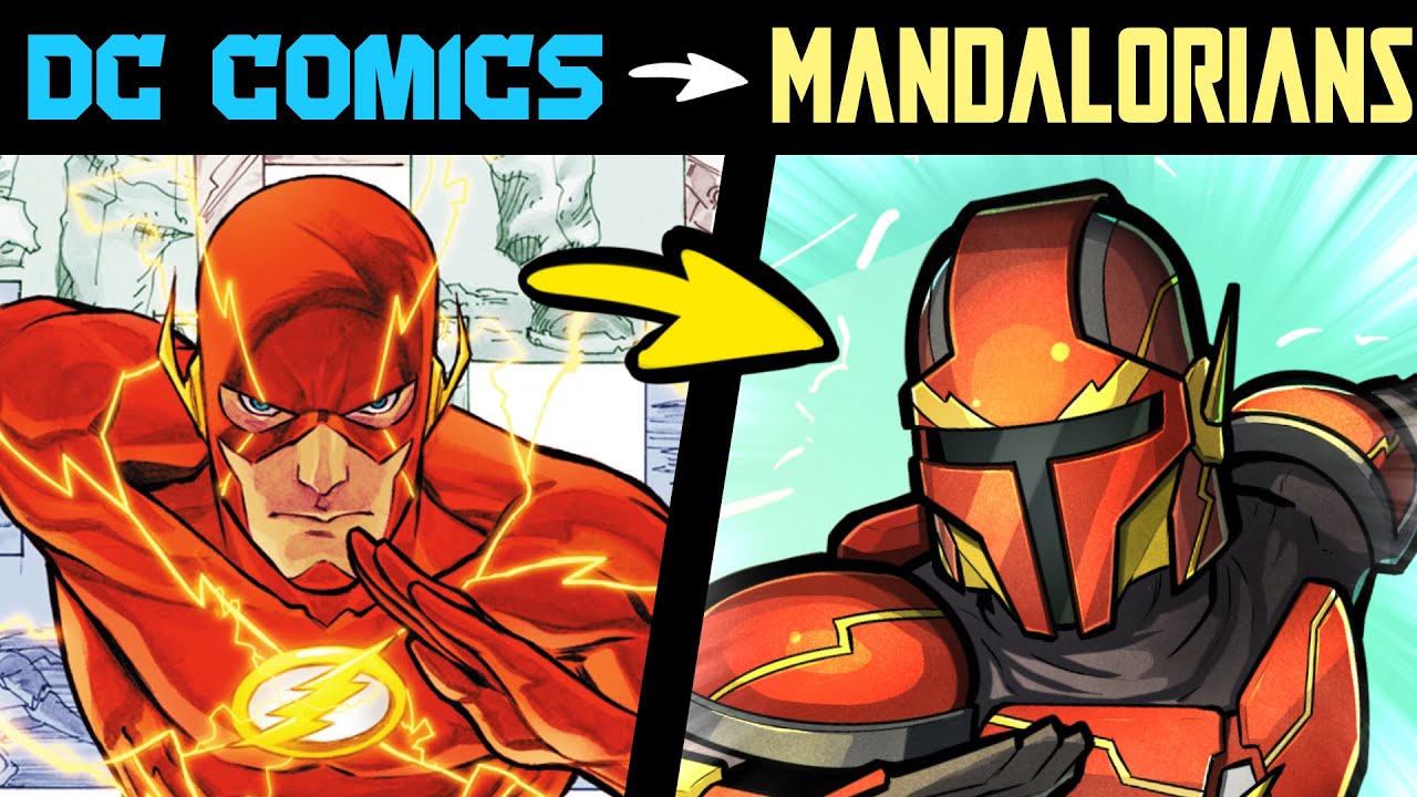 What if DC CHARACTERS Were MANDALORIANS?! (Stories & Speedpaint)