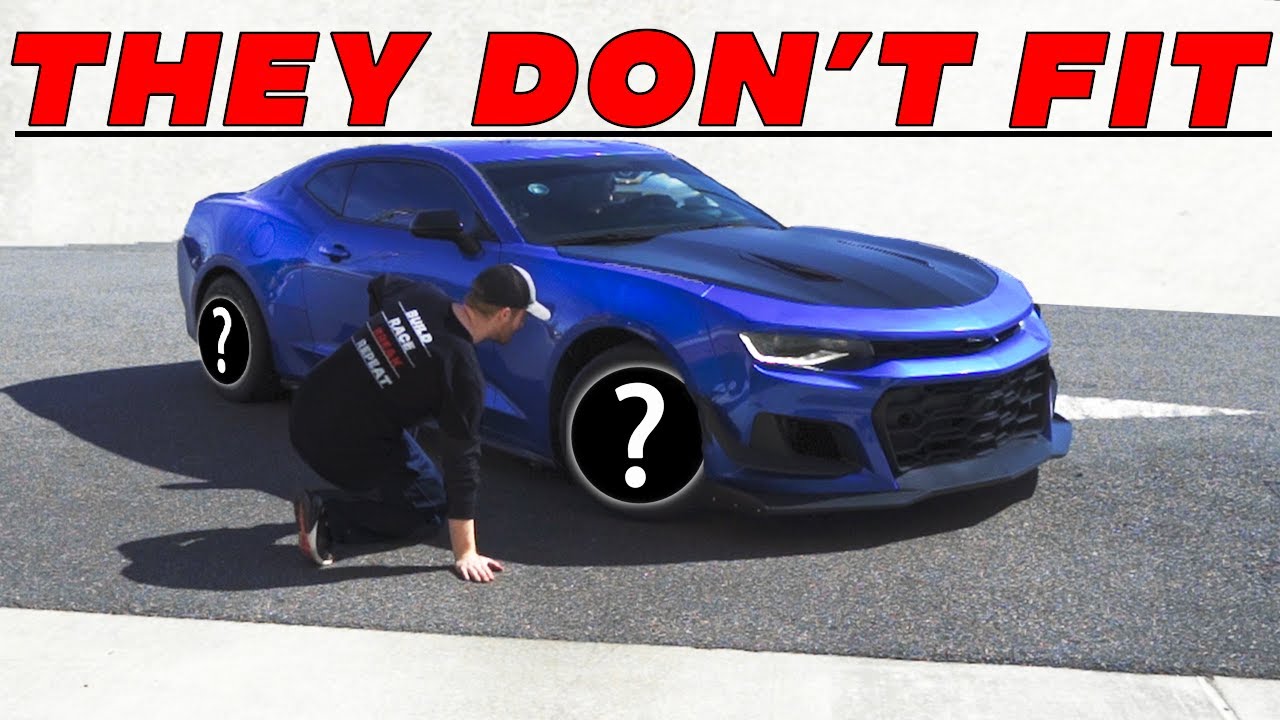 Установка 18-дюймовых дисков на Camaro SS 1LE