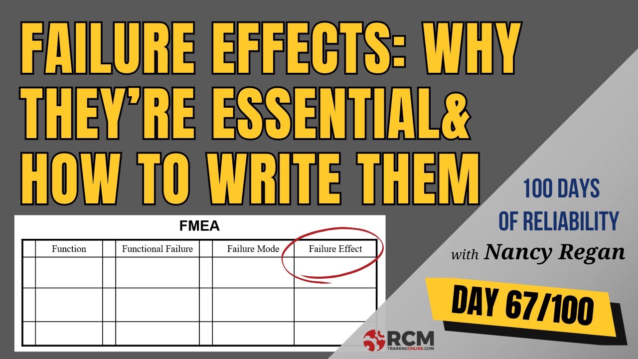 What Are Failure Effects in RCM? Understanding the Importance