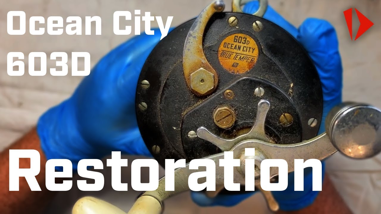 Vintage Restoration of an Ocean City 603D Fishing Reel (Steps & Reveal!)