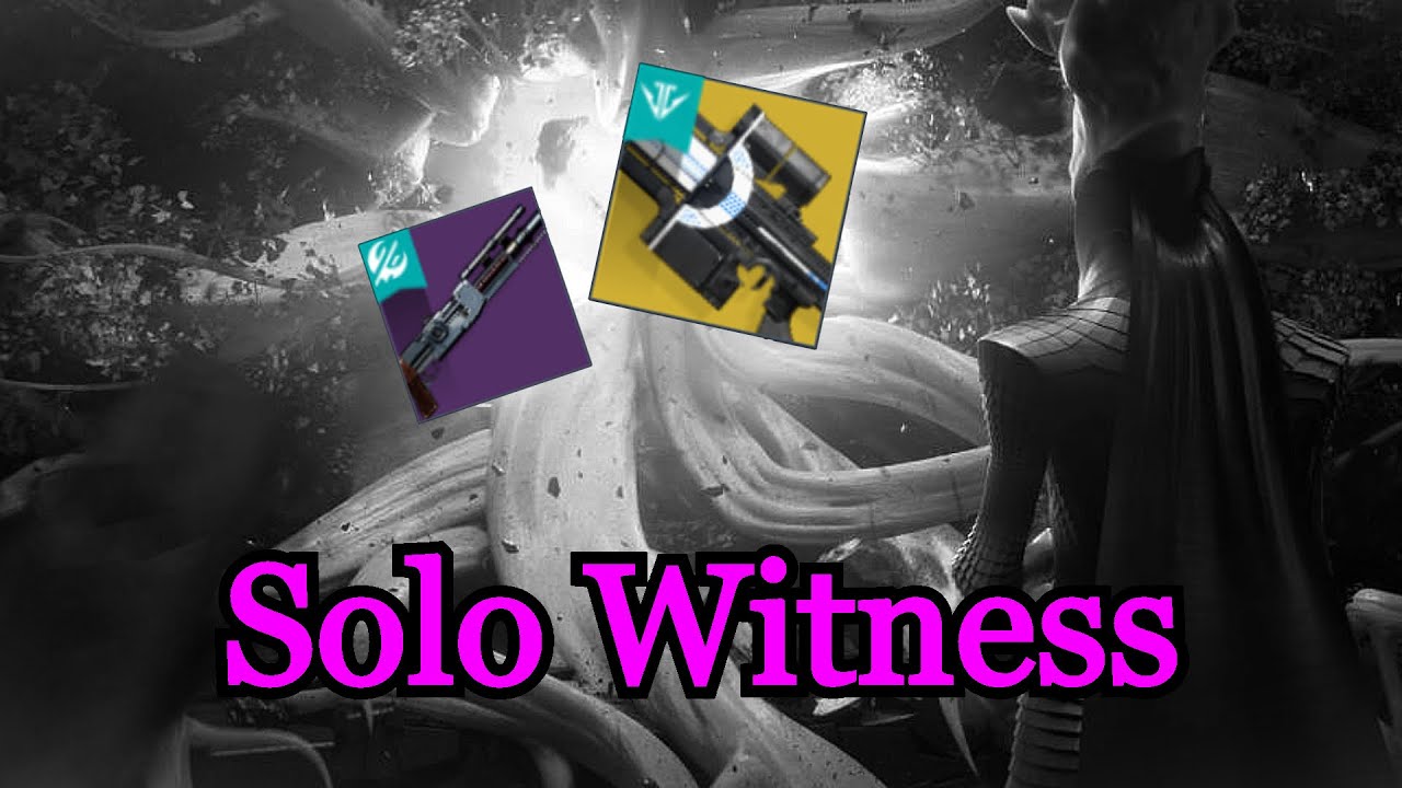 Solo Witness Sniper's Only: Destiny 2 Renegades