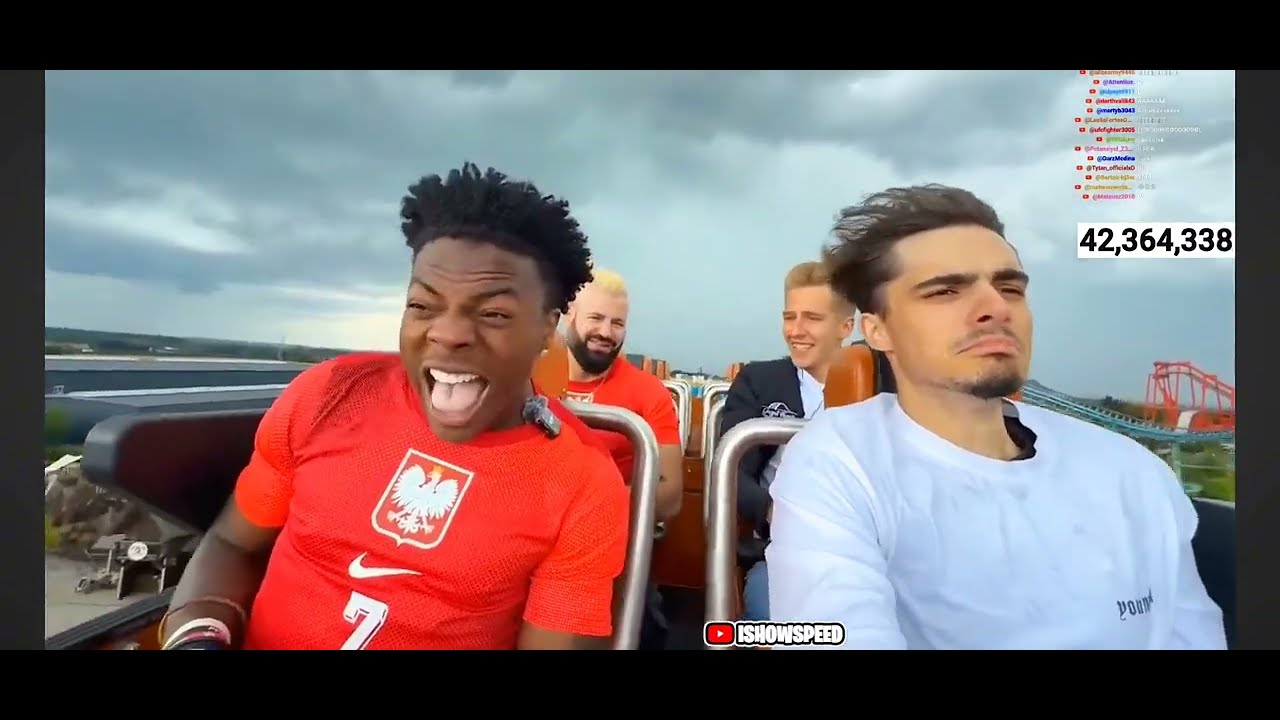 Ishowspeed ride on his name [ Water Coaster] 🎢