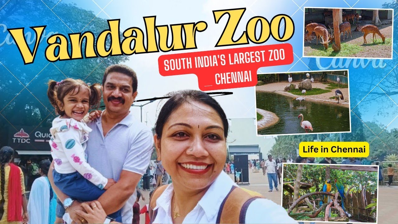 Vlog #16 | Vandalur ZOO Malayalam Vlog | Chennai Zoo