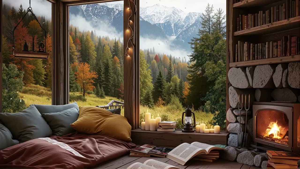 Morning Jazz Cabin Vibes – Soft Jazz for Calm Forest Mornings, Coffee & Quiet Time